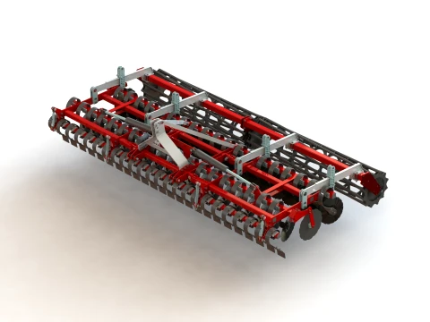 WG 0026-500MH - hafif diskli tırmık 3D Model