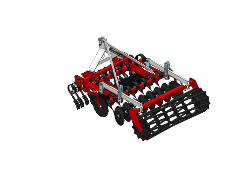 WG 0026-200MF - light disc harrow 3D Model