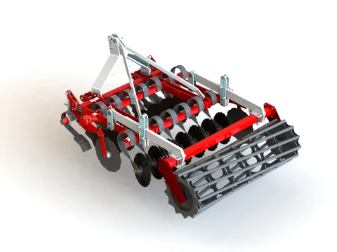 WG 0026-200MF - light disc harrow 3D Model