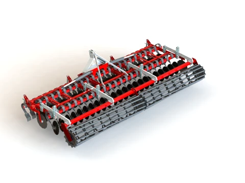 WG 0026 - erpice a dischi leggero - Pacchetto di documentazione tecnica Modello 3D