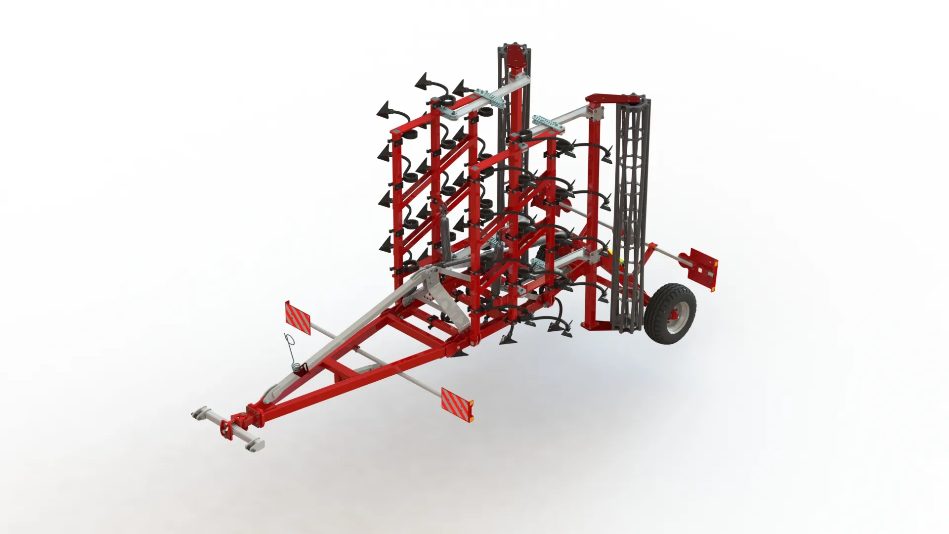 WG 0005-600SMH - Field cultivator 3D Model .c4d .max .obj .3ds .fbx .stl .blend