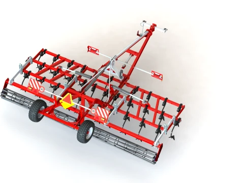 WG 0005-600SMH - Field cultivator 3D Model