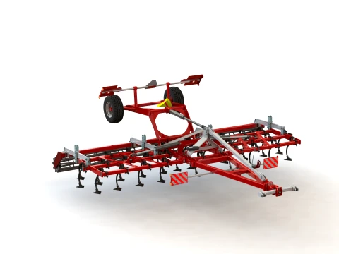 WG 0005-600SMH - Field cultivator 3D Model