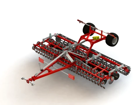 WG 0026-600SMH - light disc harrow 3D Model