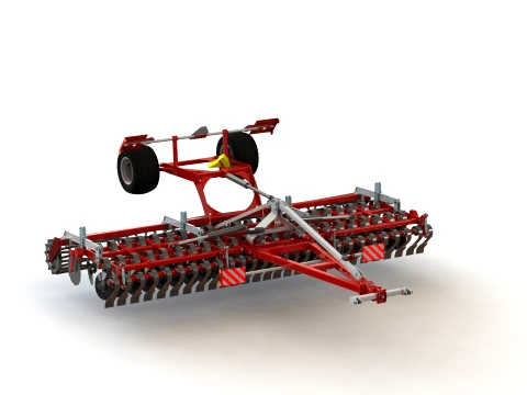 WG 0026-600SMH - light disc harrow 3D Model