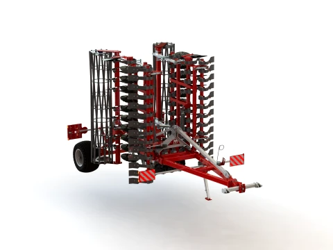 WG 0026-600SMH - light disc harrow 3D Model