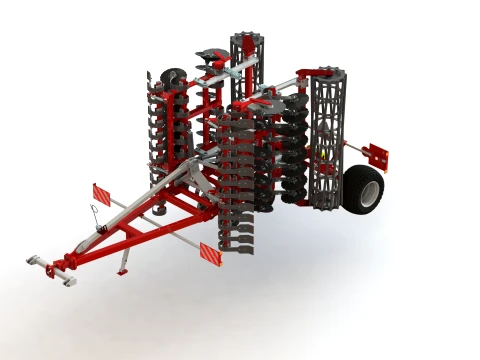 WG 0026-500SMH - light disc harrow 3D Model
