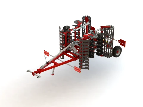 WG 0026-400SMH - grada de discos ligera Modelo 3D