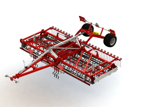 WG 0017-600SMH Seedbed compactor 3D Model