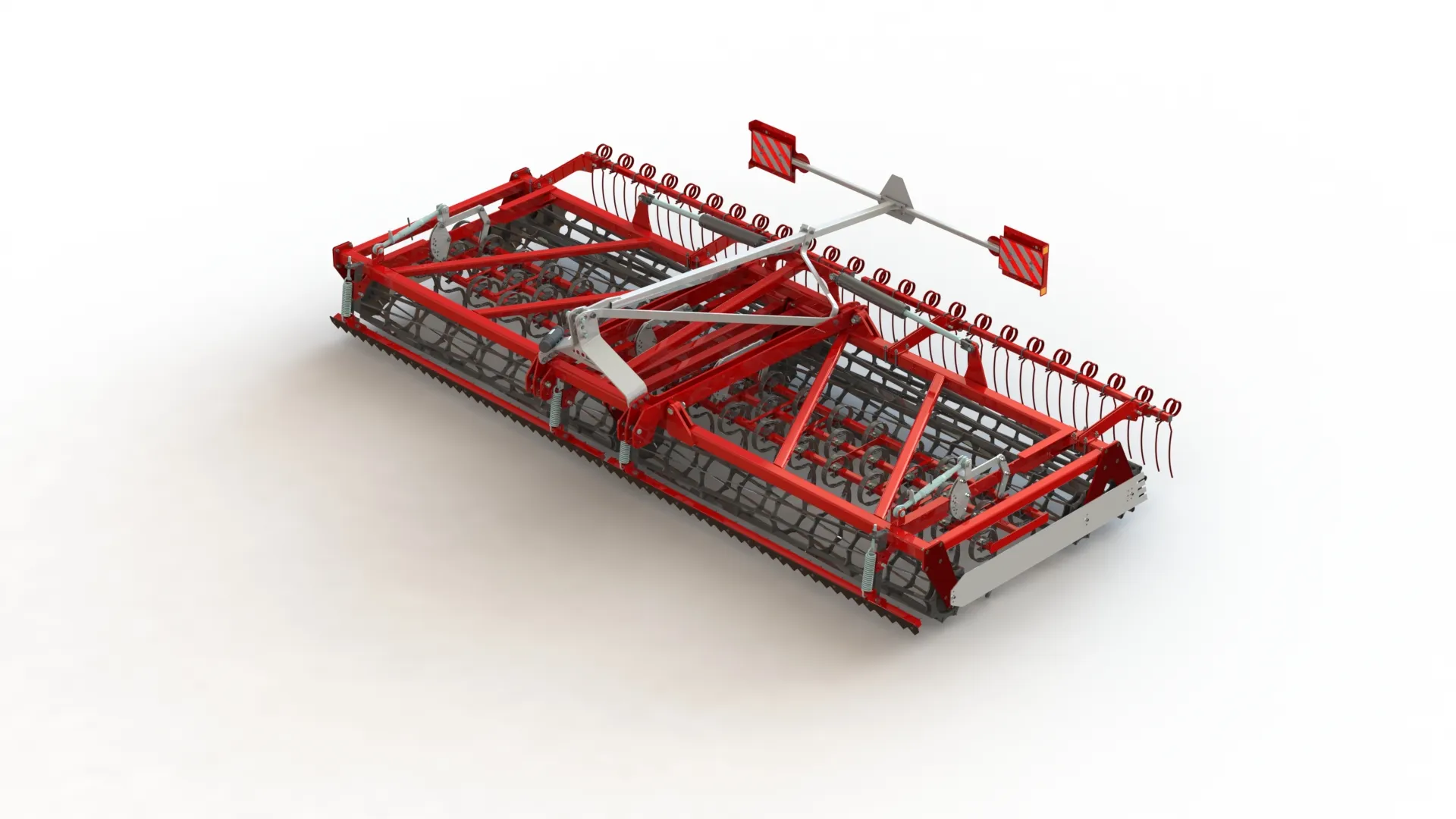 WG 0017-600MH Seedbed compactor 3D Model .c4d .max .obj .3ds .fbx .stl .blend