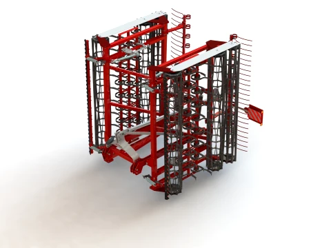 WG 0017-600MH Seedbed compactor 3D Model