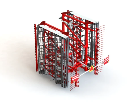 WG 0017-600MH Seedbed compactor 3D Model