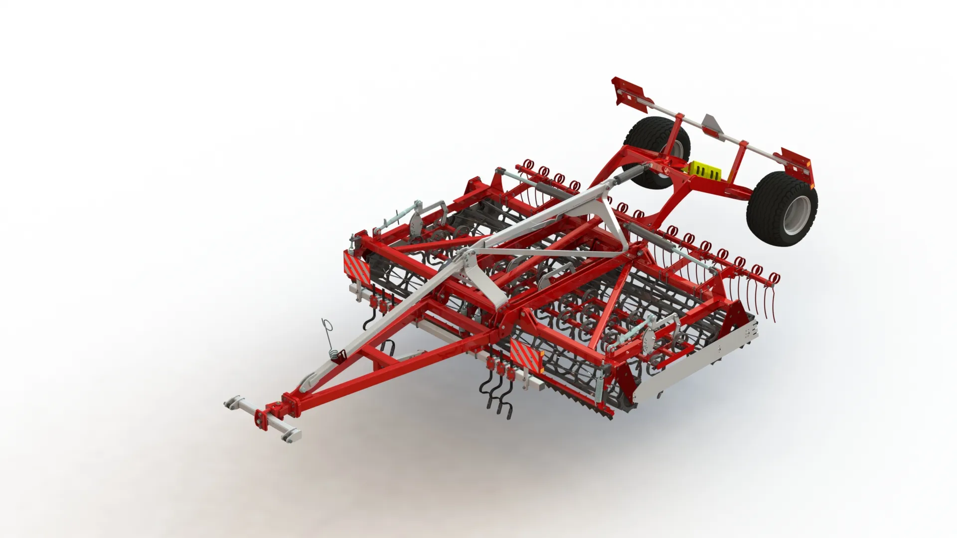 WG 0017-400SMH Seedbed compactor 3D Model .c4d .max .obj .3ds .fbx .stl .blend 