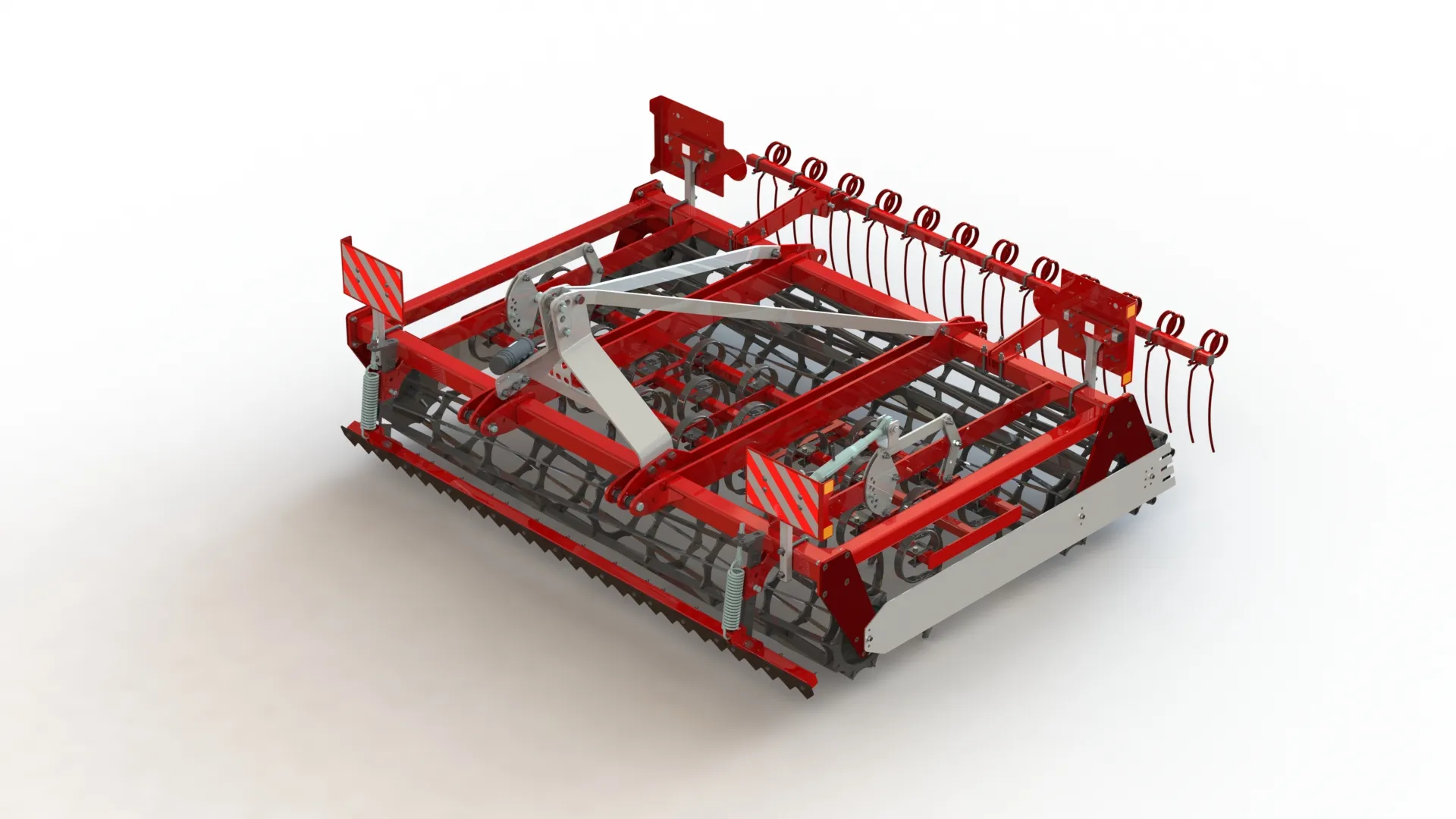 WG 0017-300MF Seedbed compactor 3D Model .c4d .max .obj .3ds .fbx .stl .blend 