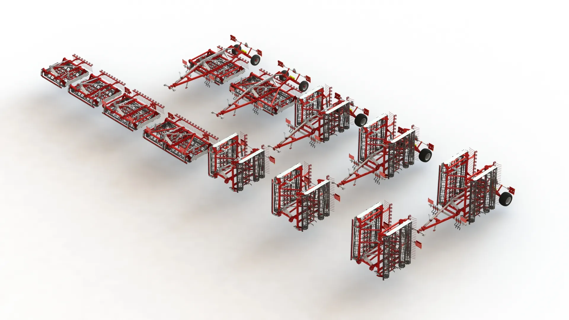 WG 0017 Seedbed compactor 3D Model .c4d .max .obj .3ds .fbx .stl .blend 