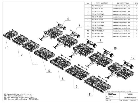 WG 0017 Seedbed compactor 3D Model