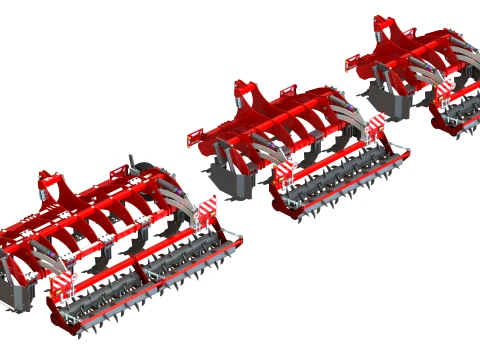 WG 0013 - Subsoiler 3D Model