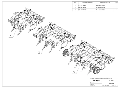 WG 0013 - Subsoiler 3D Model