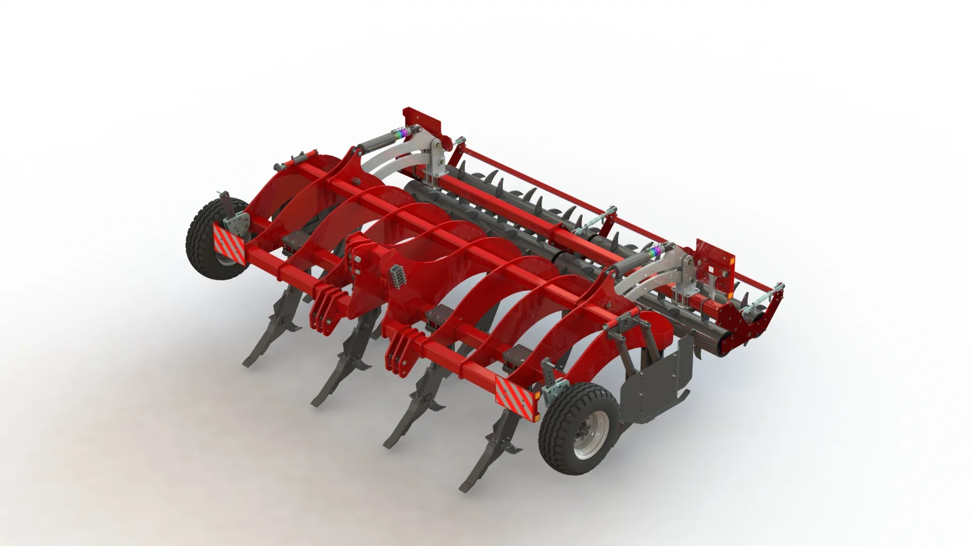 WG 0013-400 Subsoiler 3D Model .c4d .max .obj .3ds .fbx .stl .blend 