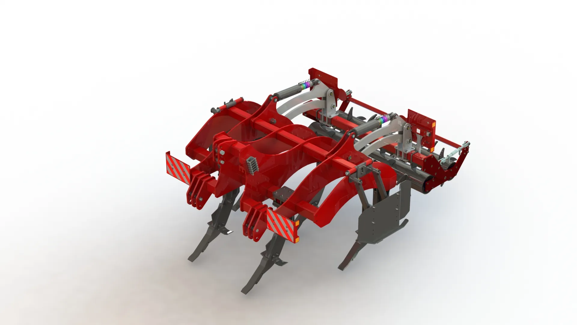 WG 0013-200 Subsoiler 3D Model .c4d .max .obj .3ds .fbx .stl .blend 