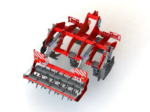 WG 0013-200 Subsoiler 3D Model