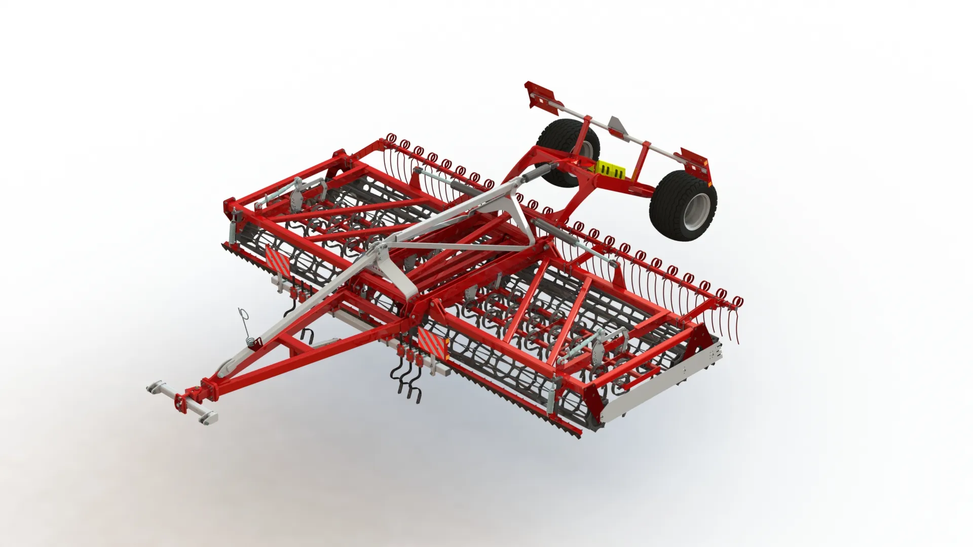WG 0017-600SMH - Seedbed compactor 3D Model .c4d .max .obj .3ds .fbx .stl .blend 