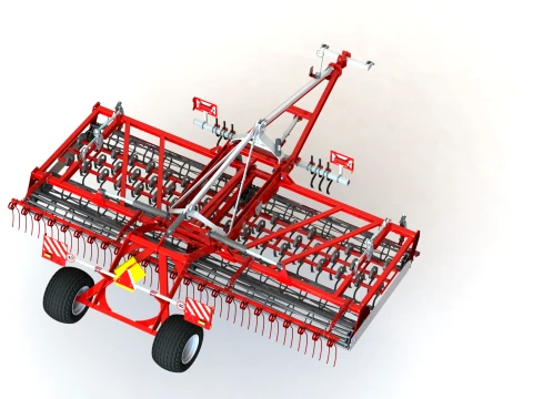 WG 0017-600SMH - Seedbed compactor 3D Model