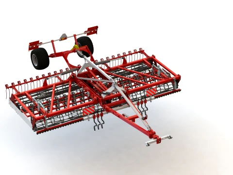 WG 0017-600SMH - Seedbed compactor 3D Model