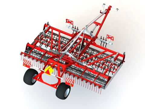 WG 0017-500SMH - Seedbed compactor 3D Model