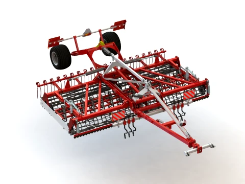 WG 0017-500SMH - Seedbed compactor 3D Model