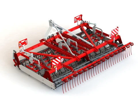 WG 0017-400MF - Seedbed compactor 3D Model