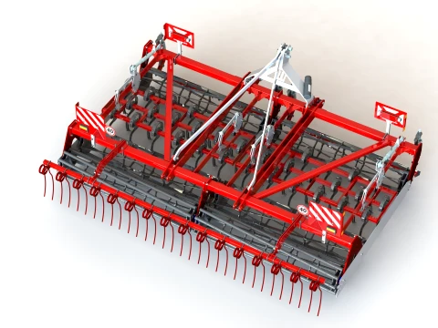 WG 0017-400MF - Seedbed compactor 3D Model