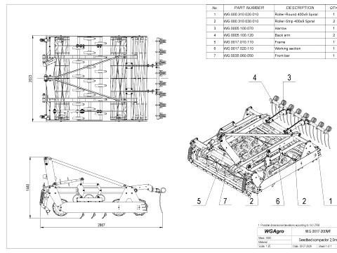 WG 0017-200MF - Compactador de canteiro Modelo 3D