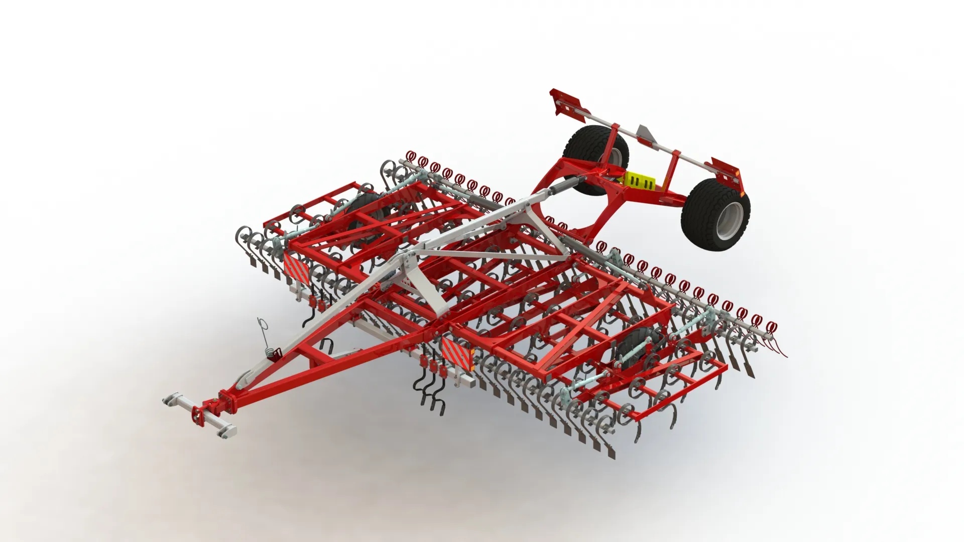 WG 0020-600SMH Eco seedbed cultivator 3D Model .c4d .max .obj .3ds .fbx .stl .blend