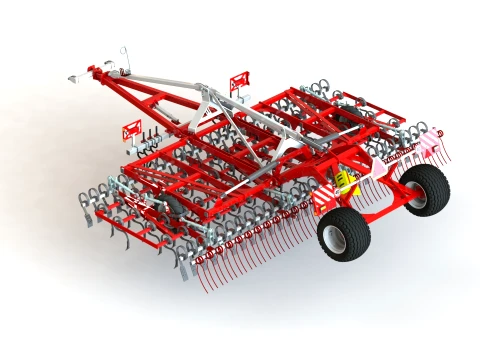 WG 0020-600SMH Eco seedbed cultivator 3D Model