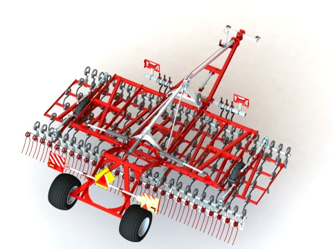 WG 0020-600SMH Eco seedbed cultivator 3D Model
