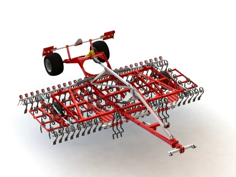 WG 0020-600SMH Eco seedbed cultivator 3D Model