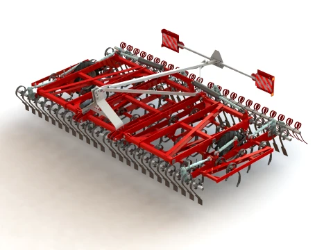 WG 0020-500MH エコ苗床耕耘機 3Dモデル