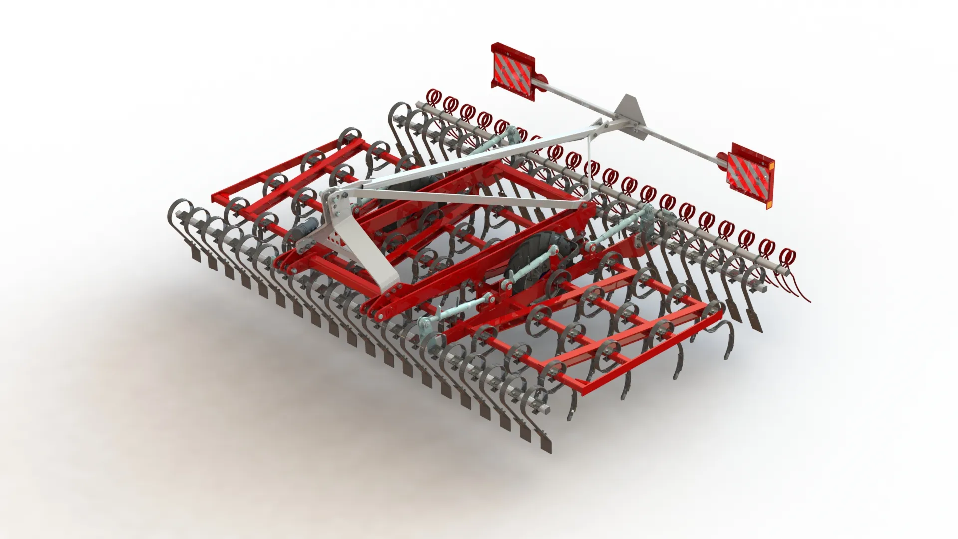 WG 0020-400MF Eco seedbed cultivator 3D Model .c4d .max .obj .3ds .fbx .stl .blend 
