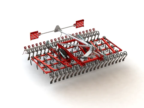 WG 0020-400MF Eco seedbed cultivator 3D Model