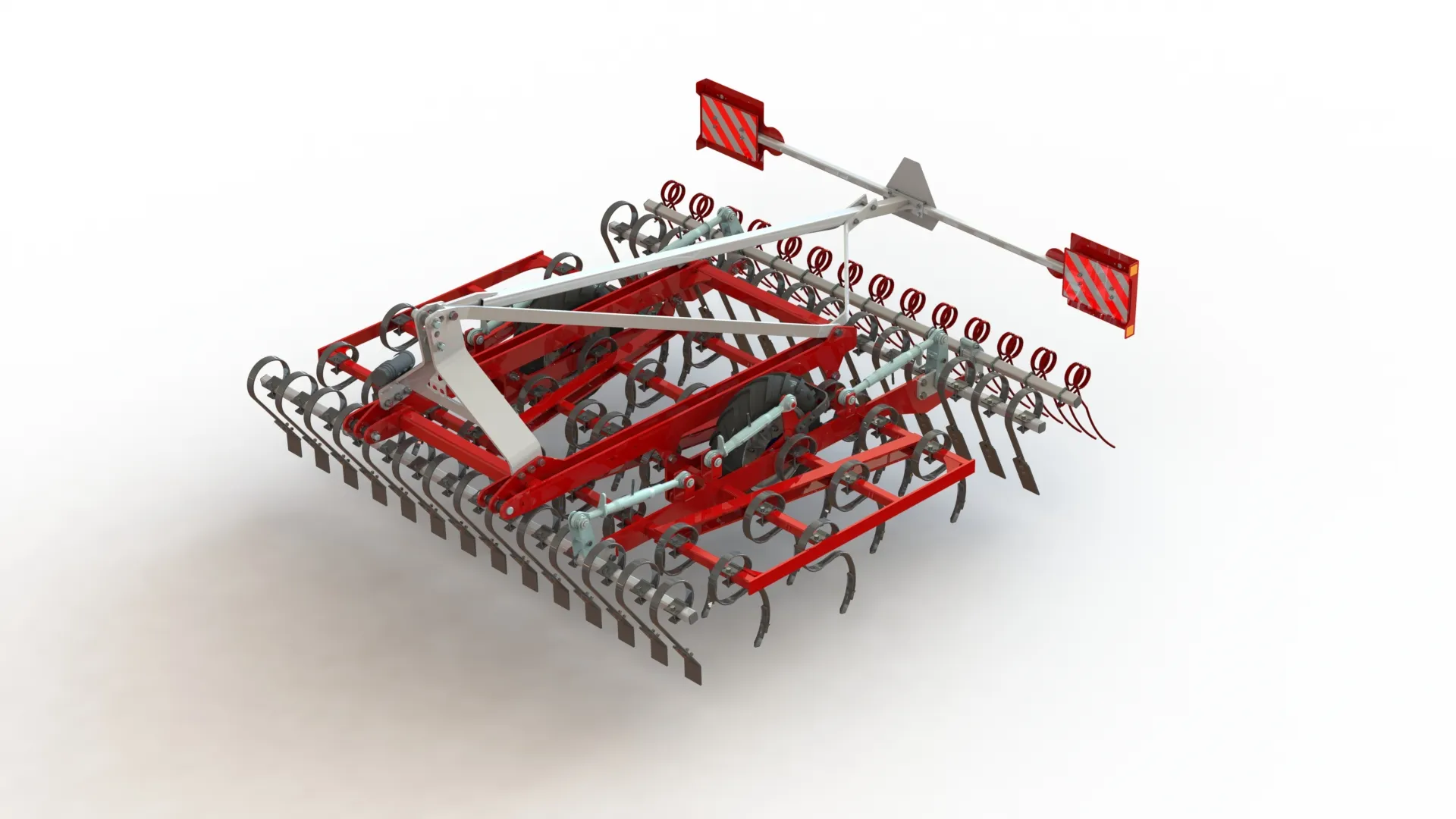 WG 0020-300MF Eco seedbed cultivator 3D Model .c4d .max .obj .3ds .fbx .stl .blend 