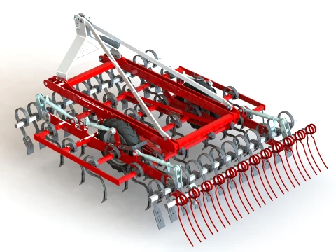 WG 0020-250MF Eco seedbed cultivator 3D Model