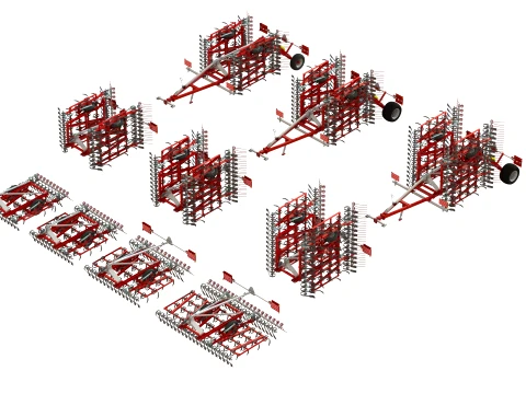 WG 0020 Eco seedbed cultivator 3D Model