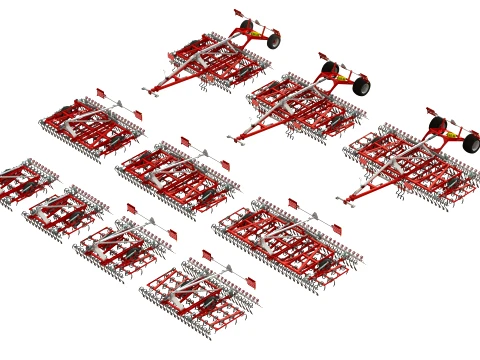 WG 0020 Eco seedbed cultivator 3D Model