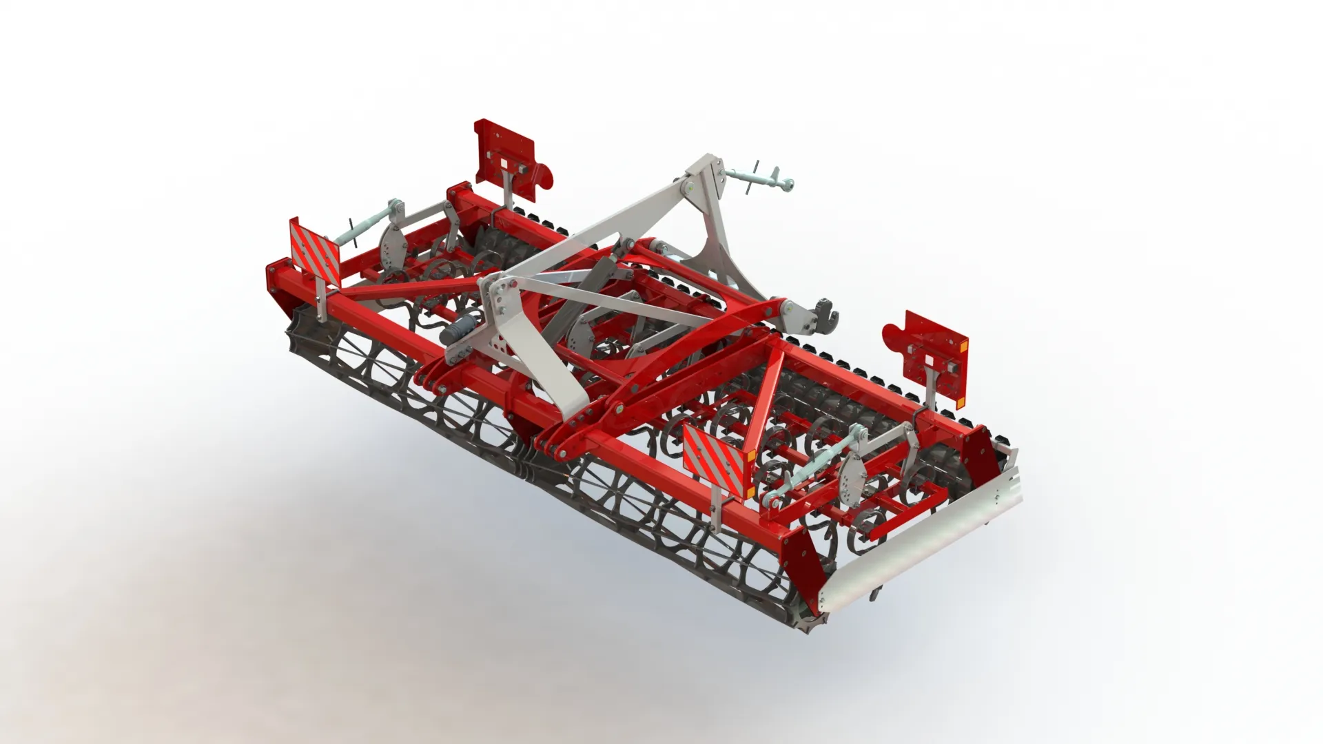 WG 0024-400 - Seedbed ompactor 3D Model .c4d .max .obj .3ds .fbx .stl .blend 