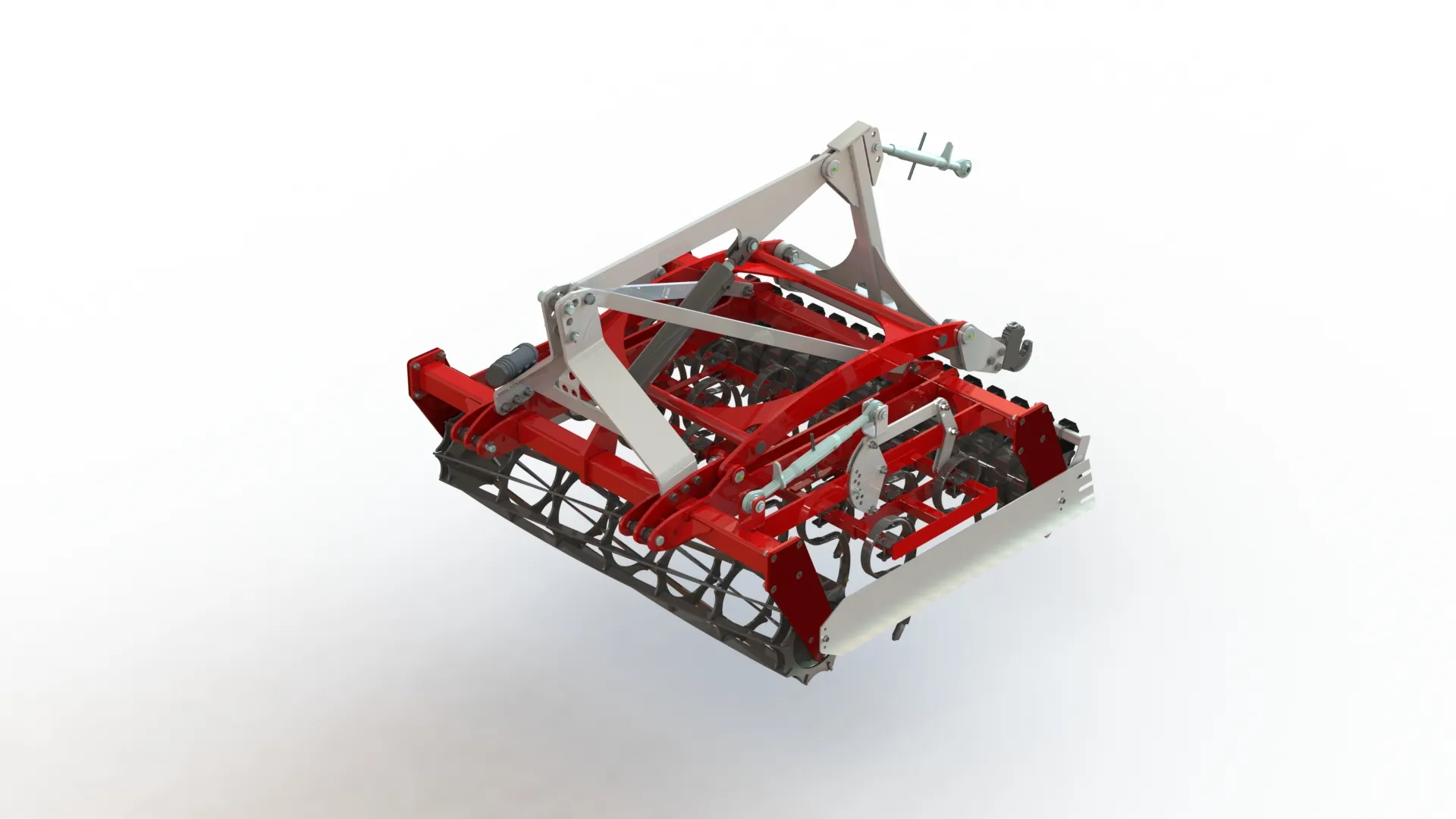 WG 0024-200 - Seedbed ompactor 3D Model .c4d .max .obj .3ds .fbx .stl .blend 