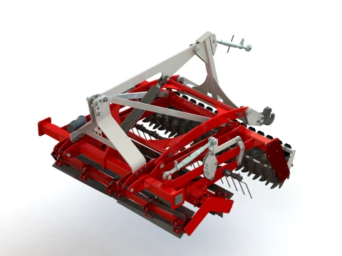 WG 0025 - Rotary crumbling roller 3D Model