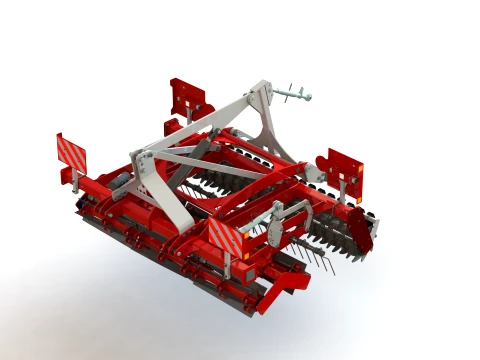 WG 0025 - Rotary crumbling roller 3D Model