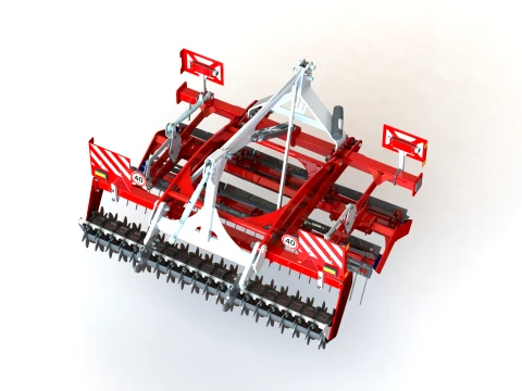 WG 0025 - Rotary crumbling roller 3D Model
