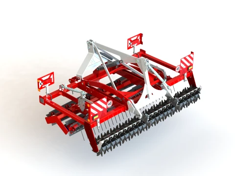 WG 0025 - Rotary crumbling roller 3D Model